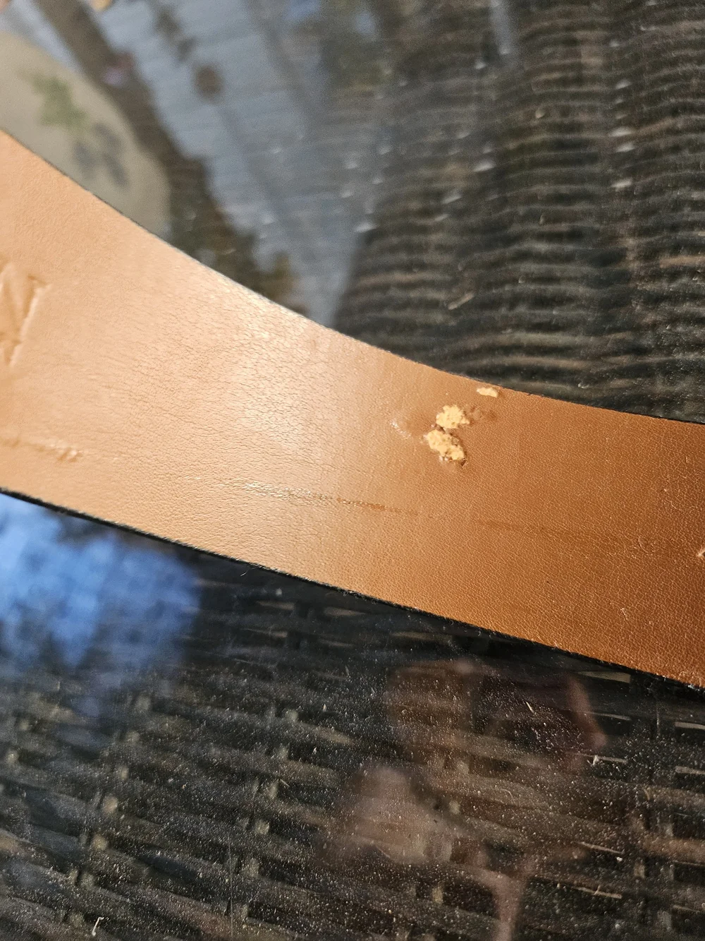 Ralph Lauren Leopard Animal Hair Genuine Leather Women Small Belt